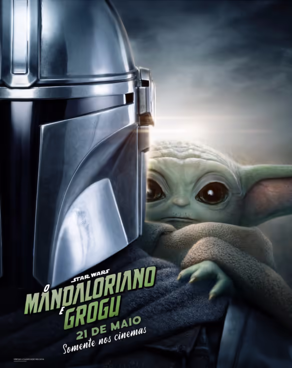 STAR WARS: O MANDALORIANO E GROGU 3D
